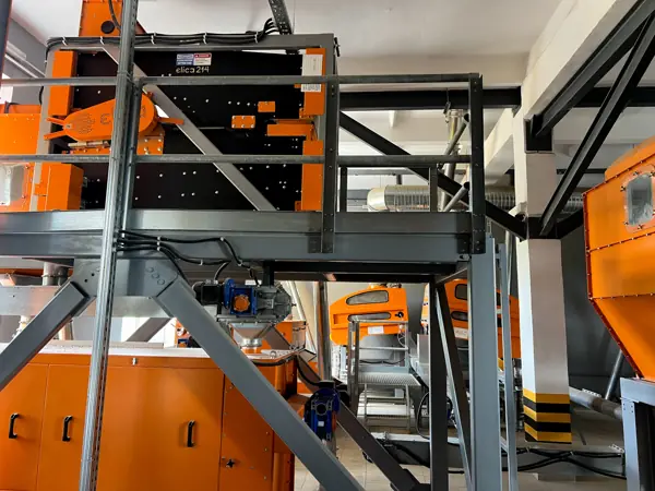 ELICA cleaning and dehulling line